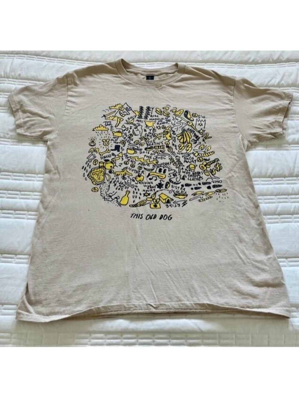 Mac DeMarco "This Old Dog" Album Art T-Shirt Good Condition